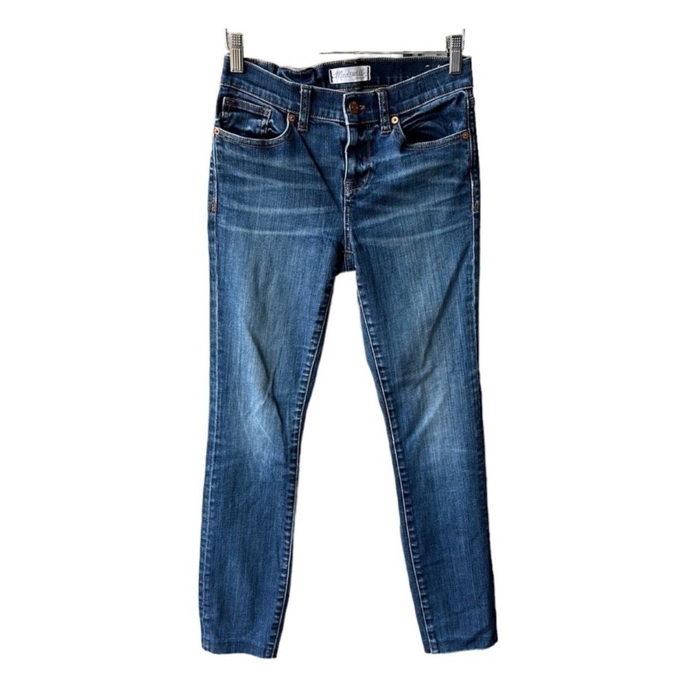 Madewell Skinny Skinny Jeans Pants Dark Wash Blue Denim Womens Size 26 E0259